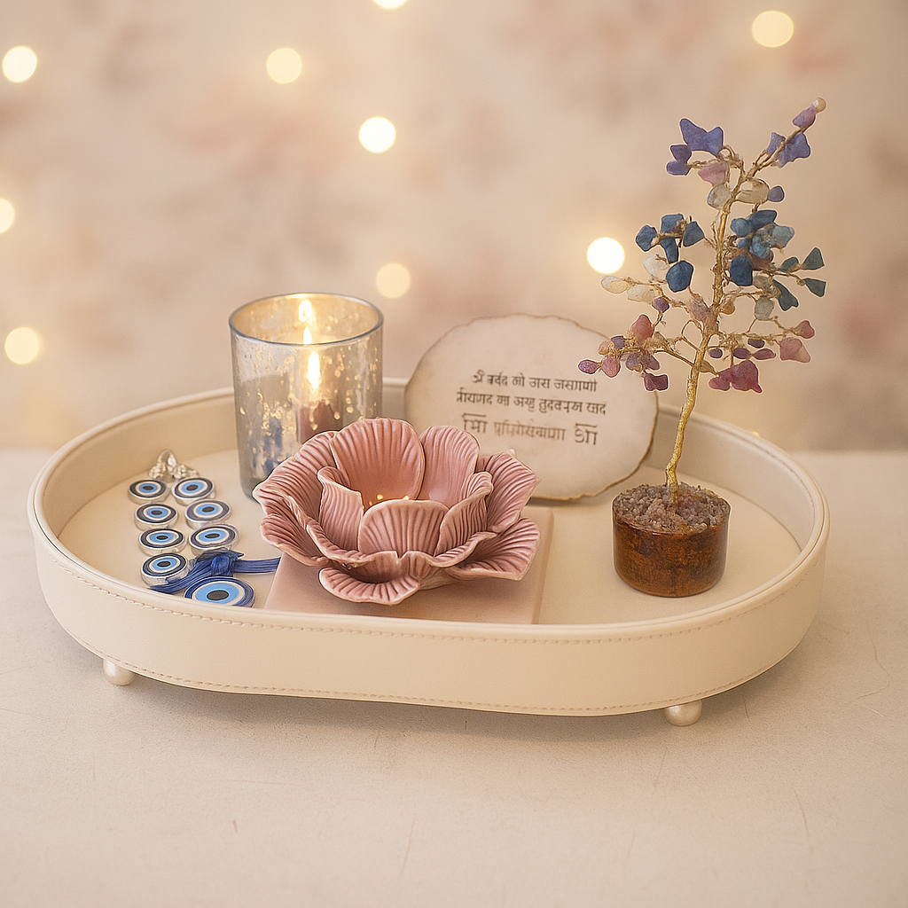 The Gilded Bloom Tray