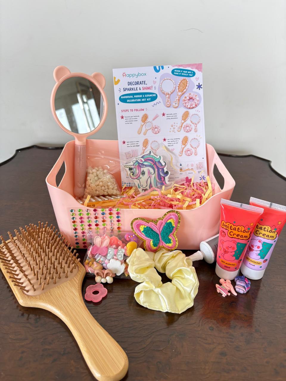 Mirror & Hairbrush Decoration Kit
