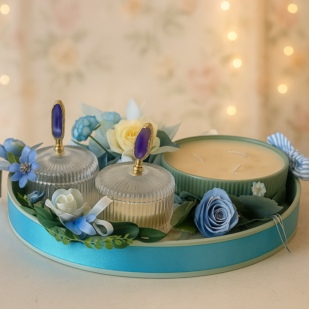 The Aqua Luxe Tray Hamper