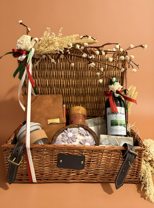 The Luxe Brown Trunk Hamper - 2